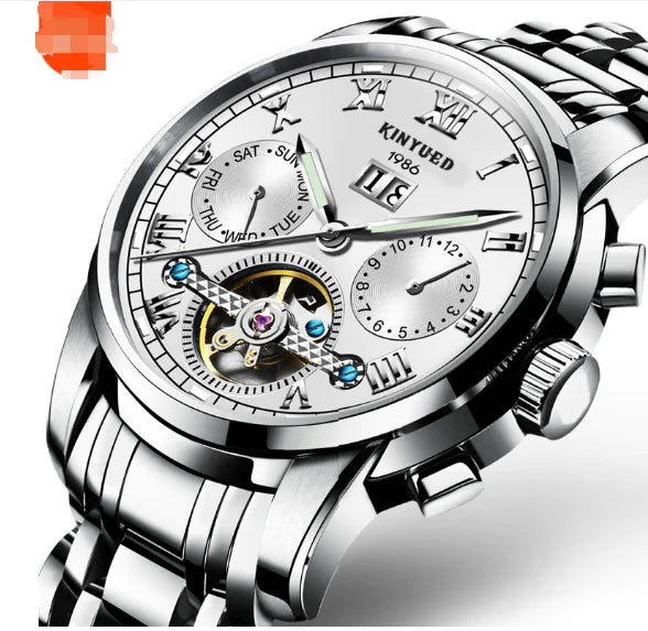 Stylish Watch For Men silver