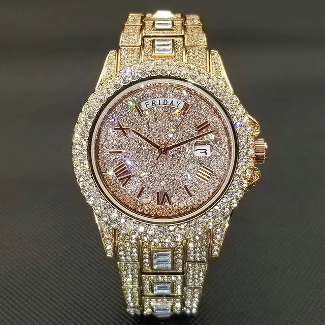 Luxury Crystal Watch